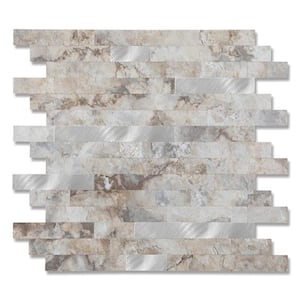 Marble Collection Perisa 12 in. x 12 in. PVC Peel and Stick Tile (5 sq. ft./5-Sheets)