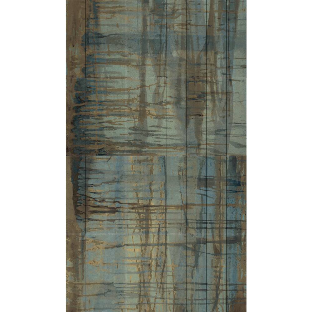 Respect Green and Blue Glazed Porcelain Subway Tile
