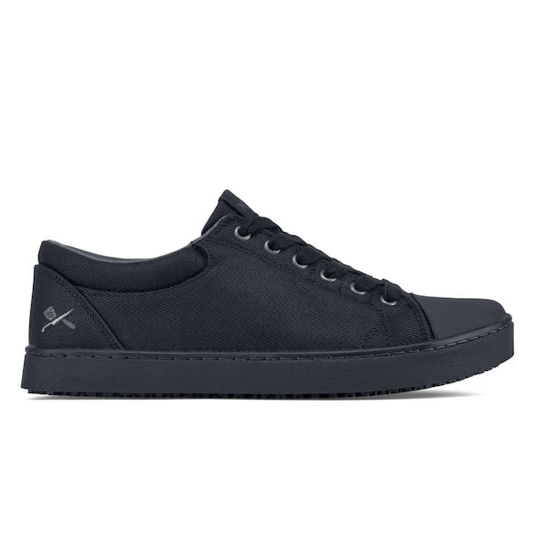 MOZO Men's Grind Slip Resistant Athletic Shoes - Soft Toe - Black Size 10.5(M)