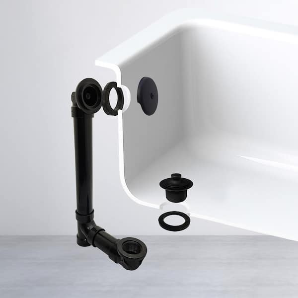 Westbrass 1-1/2 in. Pull and Drain Schedule 40 ABS Bath Waste with