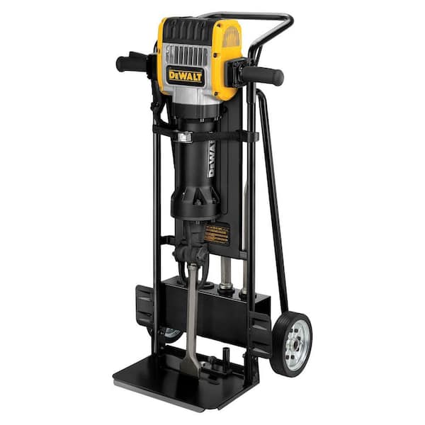 DEWALT Heavy Duty Pavement Breaker with Hand Truck and Steel (3-Chisel)