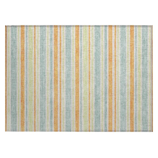 Addison Rugs Chantille ACN531 Orange 1 ft. 8 in. x 2 ft. 6 in. Machine Washable Indoor/Outdoor Geometric Area Rug