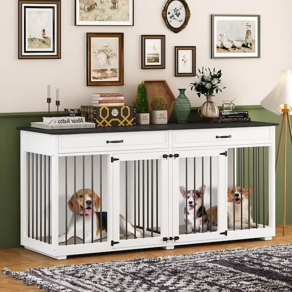 Dog Crate Furniture With Food Storage, Remy Xx-large, Dog Kennel Furniture, Dog  Crate Table, Modern Dog Crate, XXL Dog Crate 