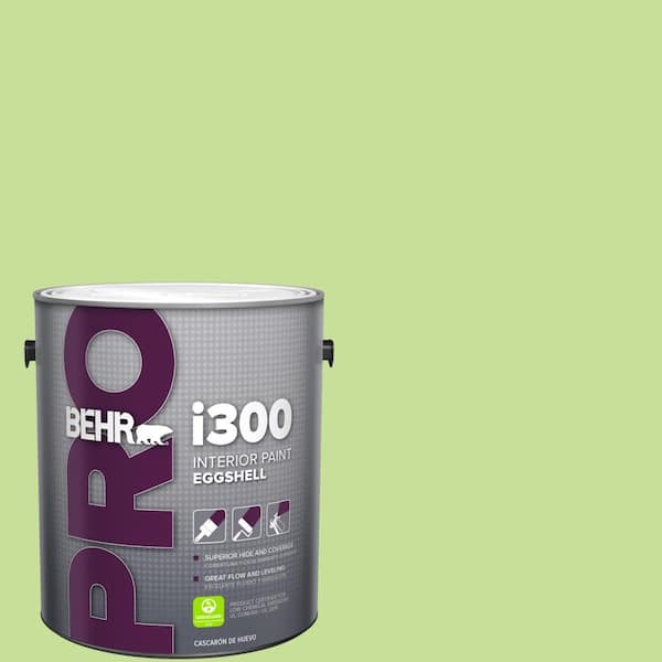 BEHR PRO 1 gal. #420A-3 Key Lime Eggshell Interior Paint