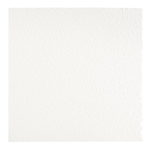 Easy Elegance Textured White 6 in. x 6 in. PVC Square Edge Lay-in Ceiling Tile Sample