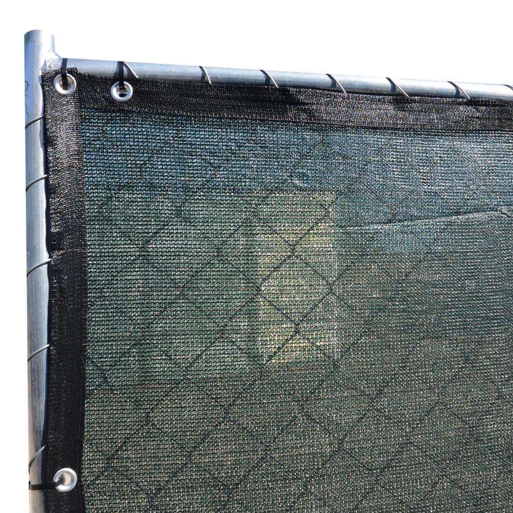 Dark Green 50 ft Privacy Fence Screen Netting Mesh