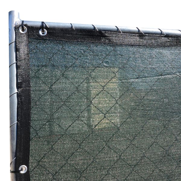 FENCE4EVER 68 in. x 50 ft. Green Privacy Fence Screen Plastic Netting Mesh  Fabric Cover with Reinforced Grommets for Garden Fence F4E-G650FS-A-90 -  The Home Depot