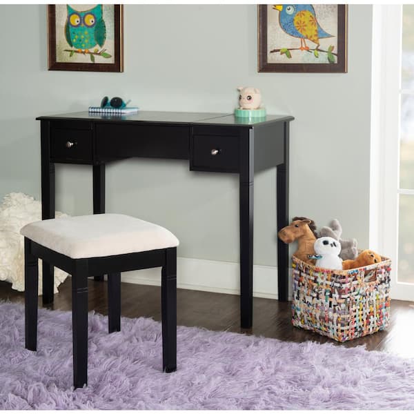 Cherry vanity deals desk