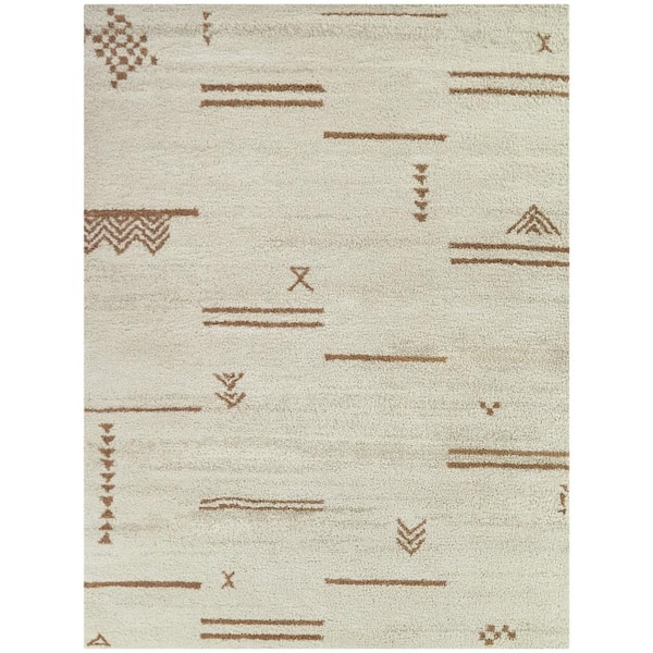 BALTA Jafari Brown 8 ft. x 10 ft. Tribal Area Rug