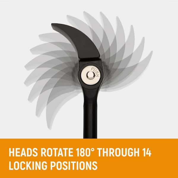 8 in., 10 in., and 16 in. Indexing Head Pry Bar Set (3-Piece)