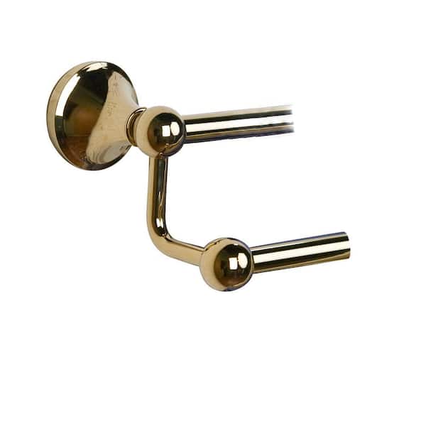 Barclay Products Kendall 28 in. Double Towel Bar in Polished Brass
