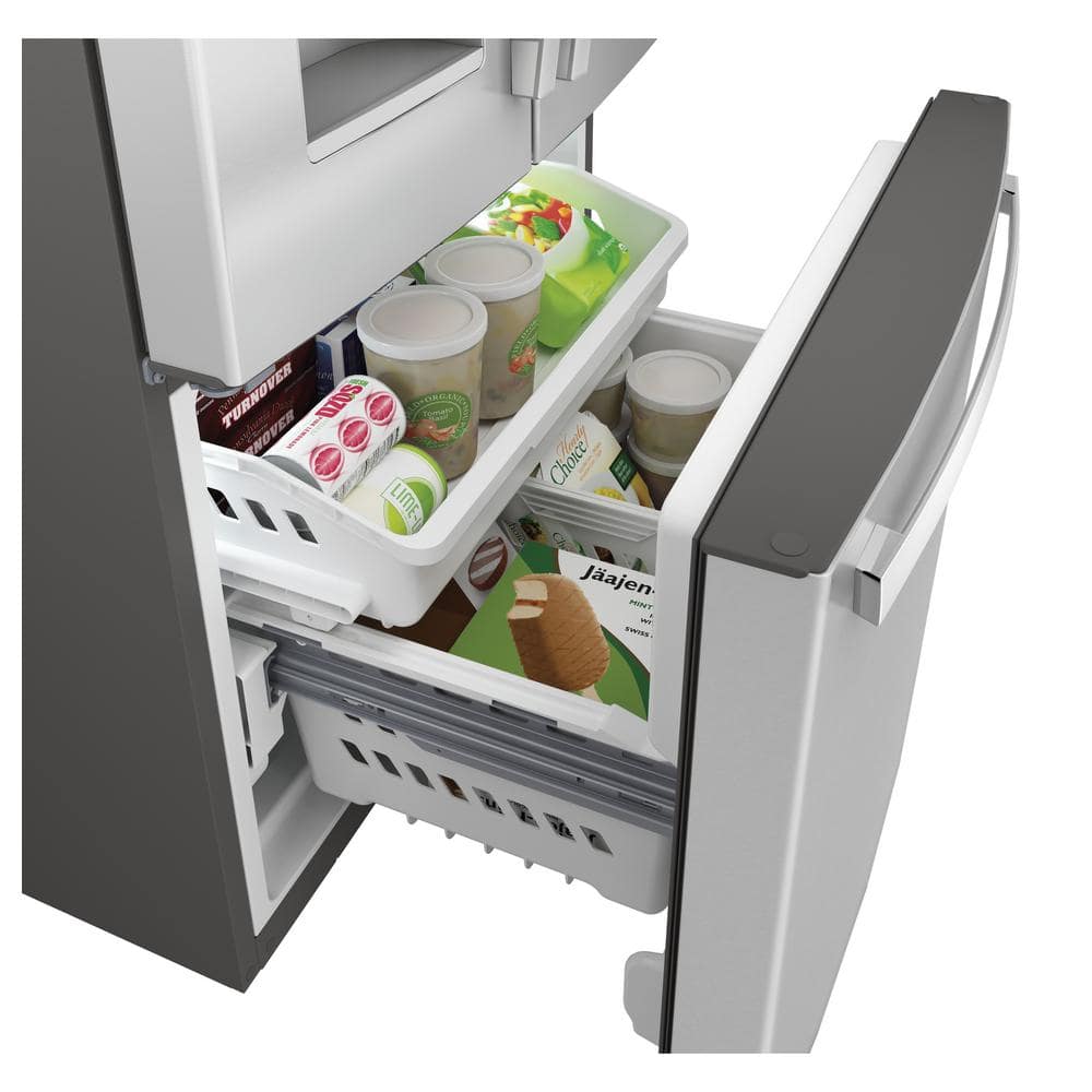 Stainless Steel 33" French Door Refrigerator with Ice Maker