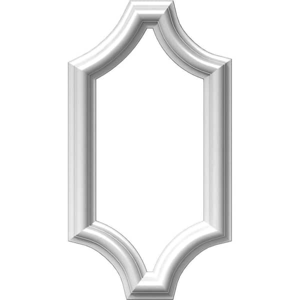 8 in. W x 16 in. H x 1/2 in. P Ashford Molded Scalloped Wainscot Wall Panel