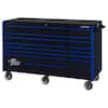 Extreme Tools 19-Drawer Roller Cabinet - 72Inch W x 25inch D, Blue-black, Model