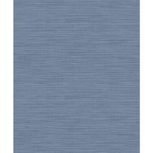 Ashleigh Blue Linen Texture Vinyl Strippable Roll (Covers 57.8 sq. ft.)