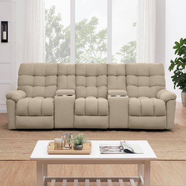 3 seater sofa with 2 reclining seats