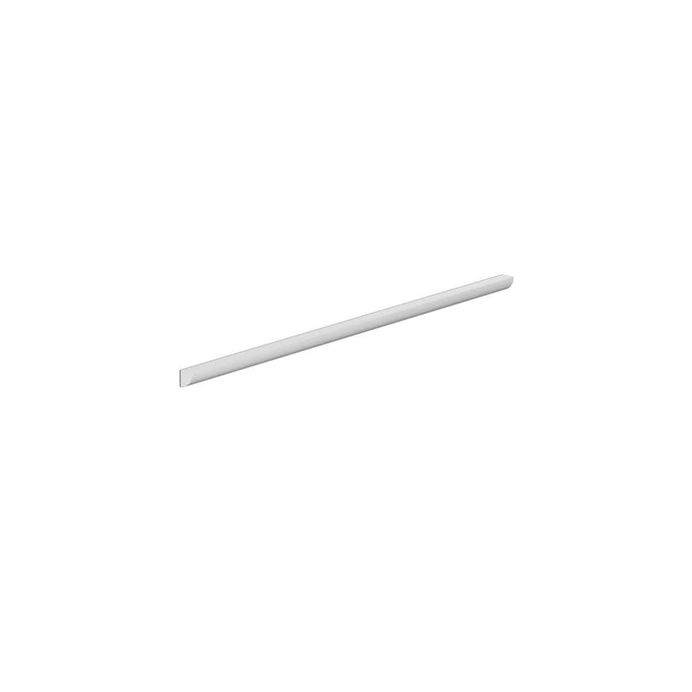 Brighton Raised 96 in. W x 0.75 in. H x 0.75 in. D in Painted White Quarter Round Molding in Assembled Wall price history on PriceWatchPro