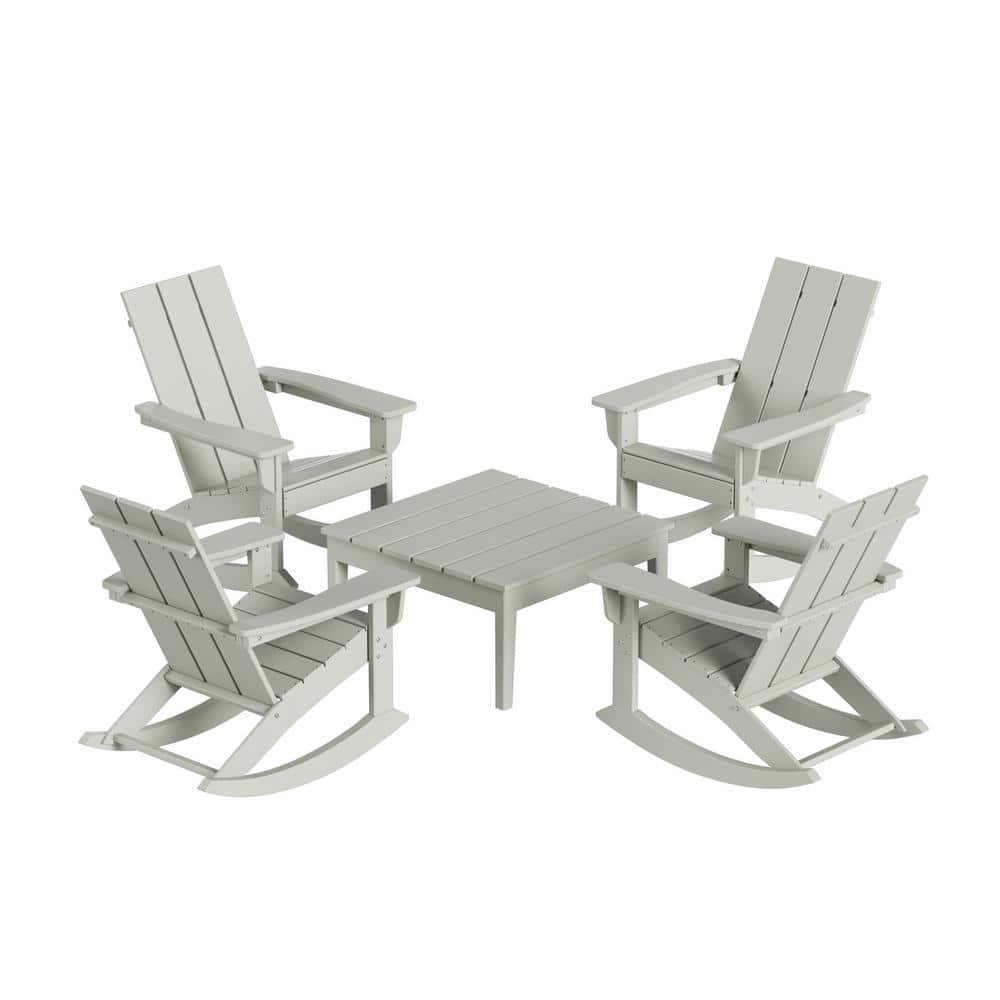 Shoreside Sand HDPE 32" Square Outdoor Cocktail Table
