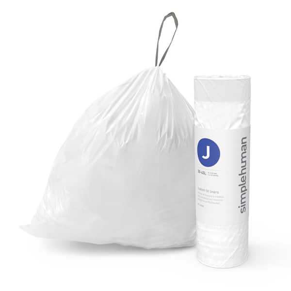 40 White-Code V Brabantia PerfectFit Trash Bag 
