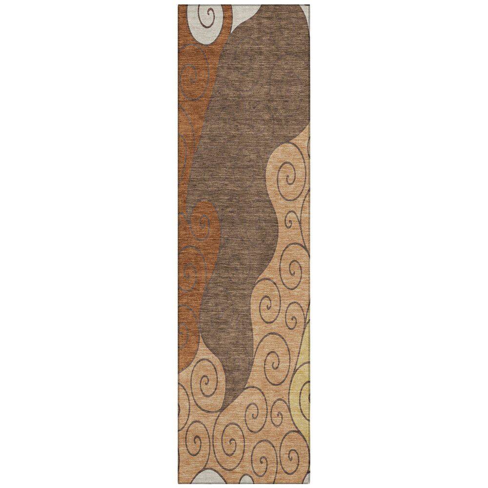 Chantille Machine Washable Indoor/Outdoor Abstract ACN2464 Paprika 2 ft. x 7 ft. Area Rug price history on PriceWatchPro