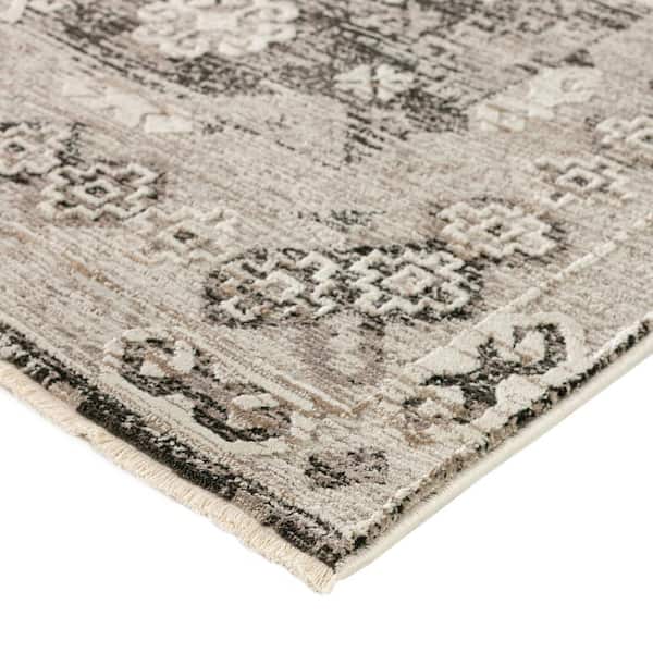 Izmir 9 ft. x 13 ft. 2 in. Black Geometric Rug