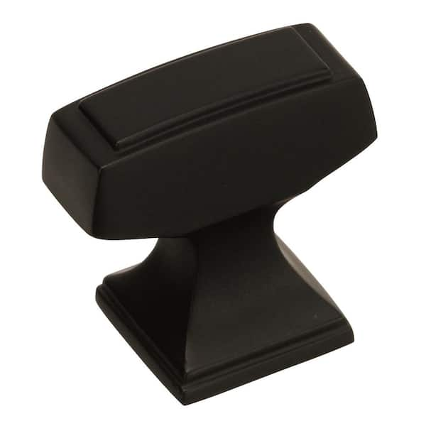 Amerock Mulholland 1-1/4 in. (32mm) Traditional Black Bronze Bar Cabinet Knob