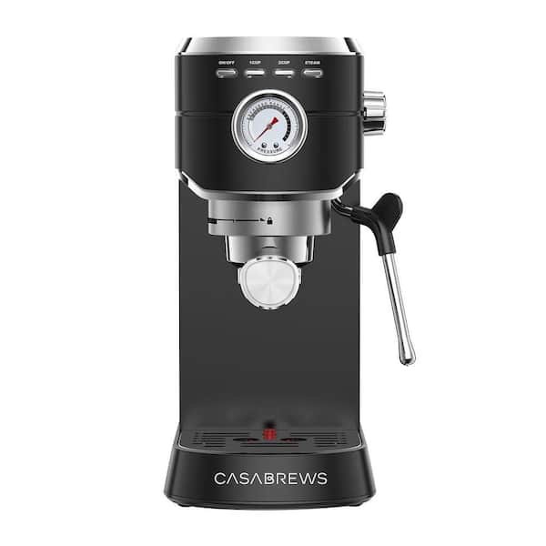 CASABREWS CM5418 20-Cup Black Stainless Steel Espresso Machine with 34 oz.  Water Tank HD-US-CM5418-BLK - The Home Depot