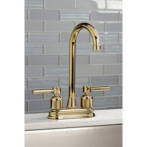 Concord 2-Handle Bar Faucet in Polished Brass