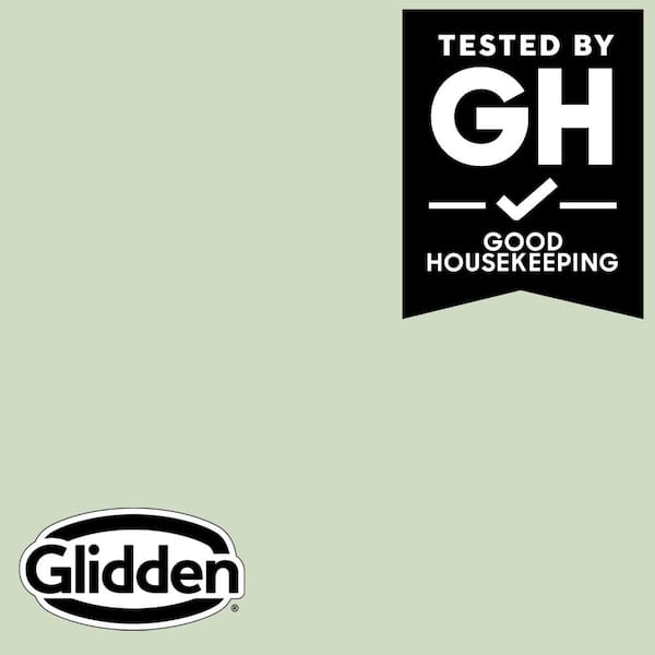 Glidden Premium 1 gal. PPG1121-3 Pale Moss Green Semi-Gloss Interior Paint
