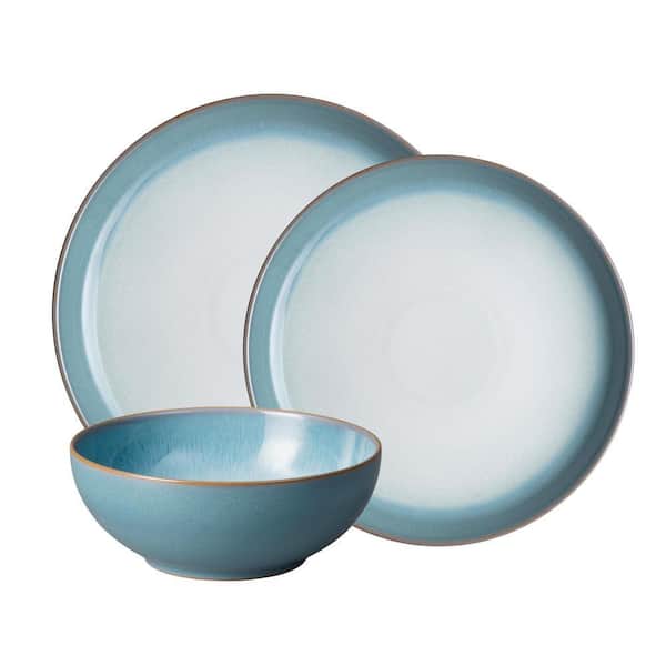 Denby Azure Haze 12 Piece Set (Serive for 4) AZR-12PCHC - The Home