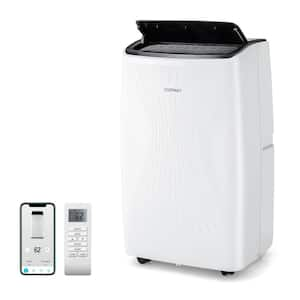 9200 (DOE) BTU Portable Air Conditioner Cools 700 sq. ft. with Heater Dehumidifier with Remote in White