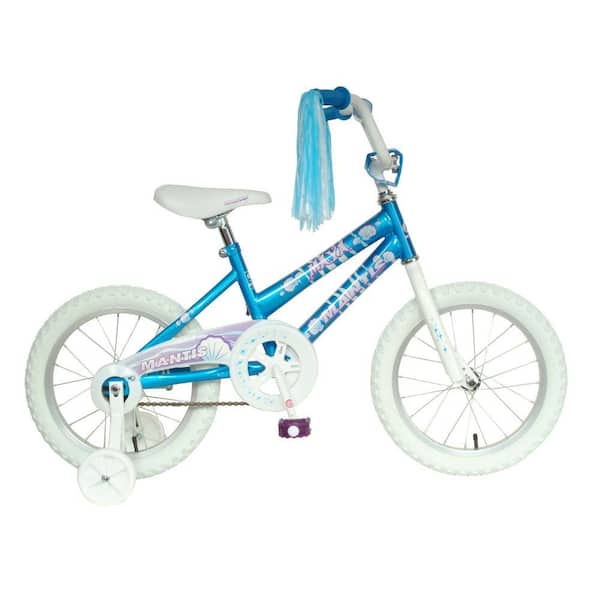 Mantis Maya Kid's Bike, 16 in. Wheels, 10.5 in. Frame, Girls' Bike in Blue