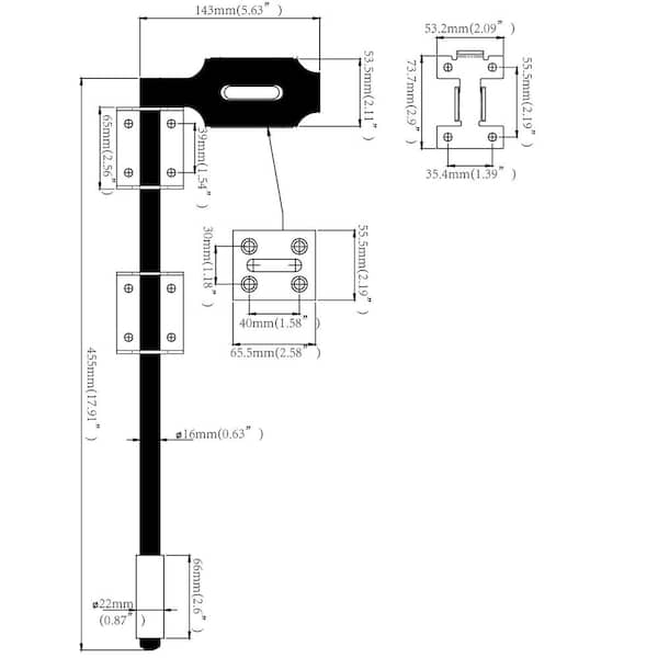 Cane Bolt Ground Sleeve