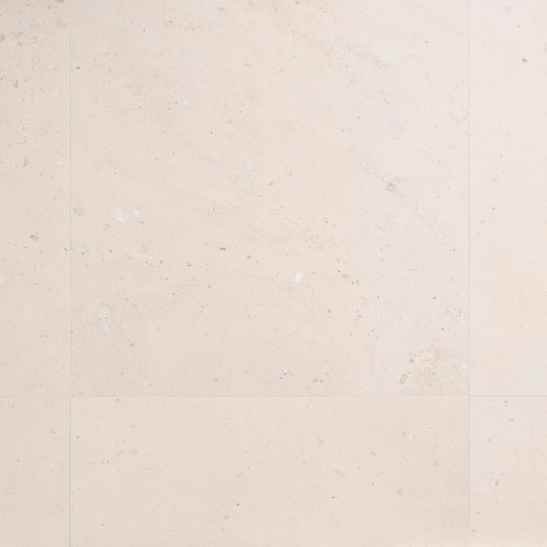Sarto Petite Cream 35 in. x 35 in. Terrazzo Look Matte Porcelain Floor and Wall Tile (17.64 sq. ft. / Case)