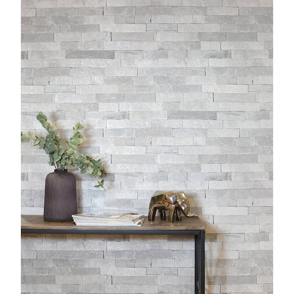 Mortimer Grey Brick Wallpaper