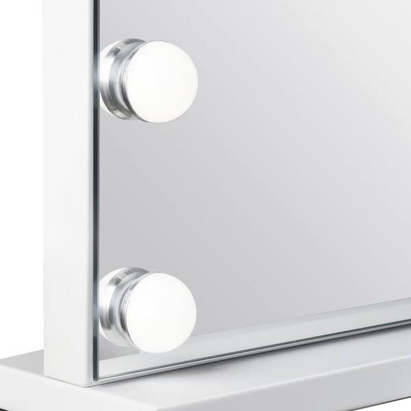 GQB 28 in. W x 22 in. H Rectangular Framed LED Bulb