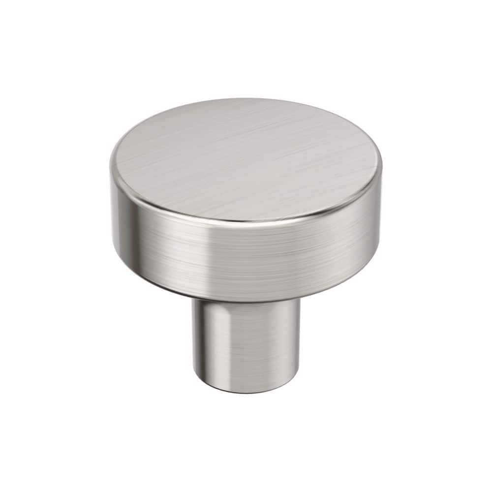 Merced 1-1/4 in. (32mm) Diameter Satin Nickel Modern Round Cabinet Knob price history on PriceWatchPro