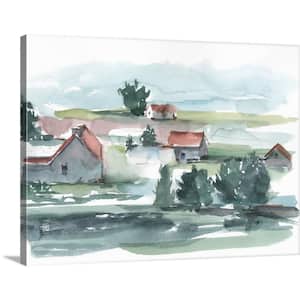 "Valley Farm II" by Ethan Harper 1-Piece Museum Grade Giclee Unframed Country Art Print 30 in. x 40 in.