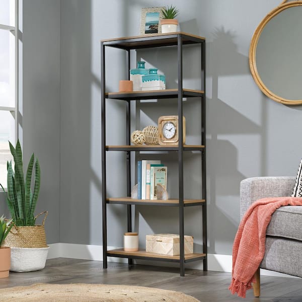 Sauder deals wooden bookshelf