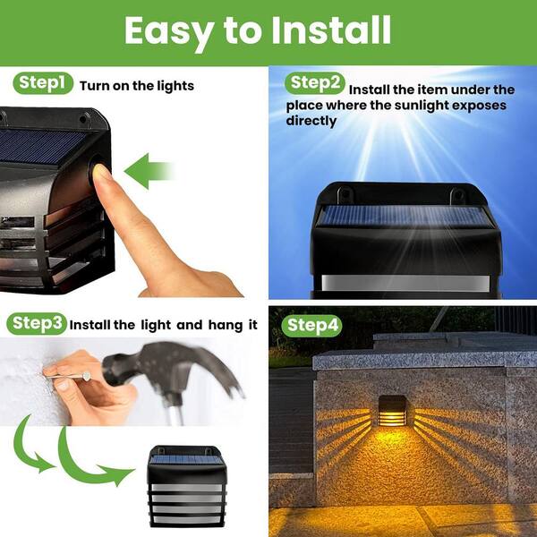 TORCHSTAR Hohtaa Low Voltage Solar Powered Integrated LED Deck Light  Waterproof for Step Pathway & Reviews