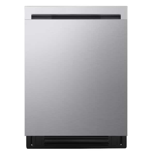 24 in. Top Control Standard 46 dBA Dishwasher with QuadWash Pro, FlushFit Design 3rd Rack, in PrintProof Stainless Steel