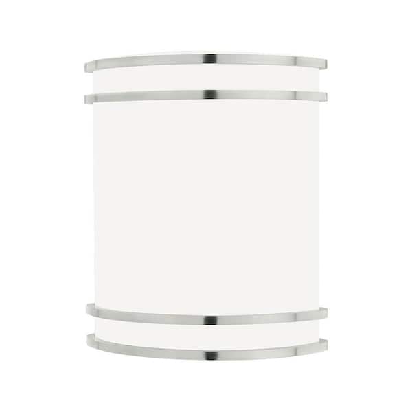 Thomas Lighting Parallel 1-Light Brushed Nickel Sconce