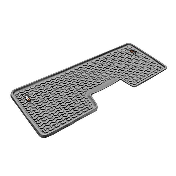 Rugged Ridge Floor Liner Rear 1-Piece Gray 2009-2013 Ford F150 Extended and Crew Cab