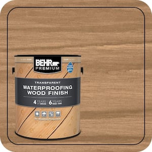 1 gal. Clear Transparent Waterproofing Exterior Wood Finish