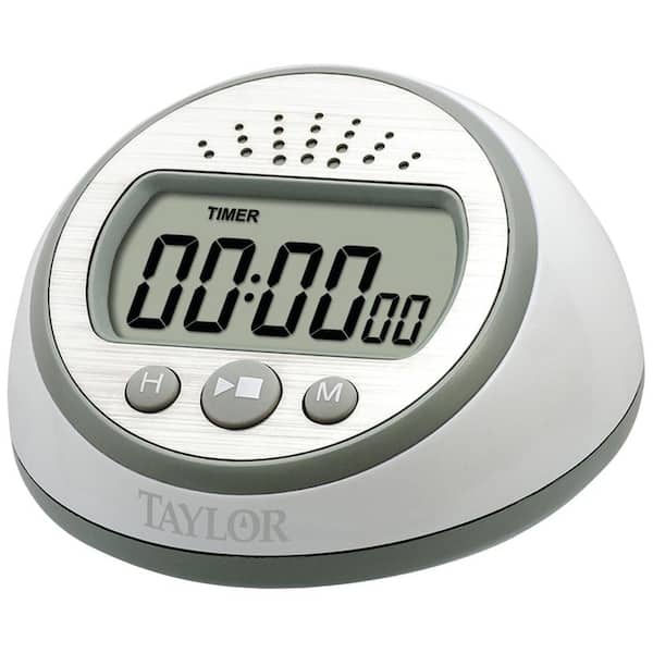 Taylor Pro Digital Cooking Thermometer w/ Timer White