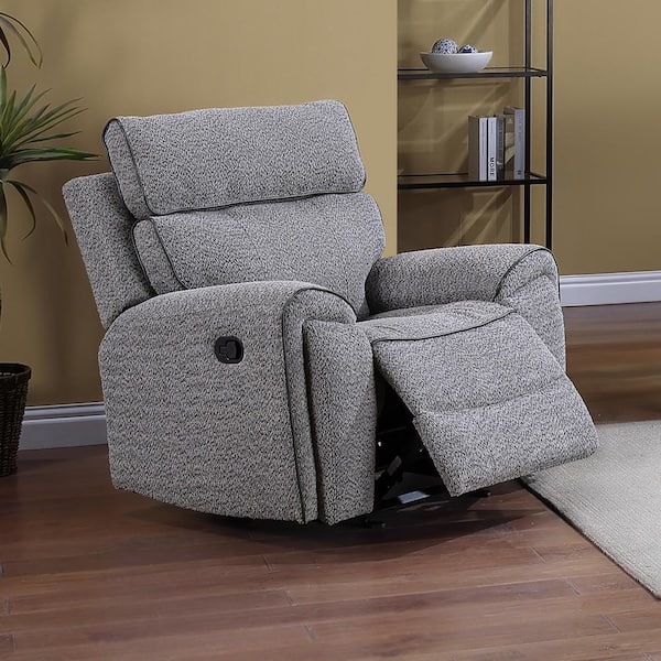 New Classic Furniture Omni Gray Polyester Recliner