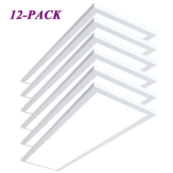 AIKVSXER 1 ft. x 4 ft. 5500 LM White Integrated LED Panel Light