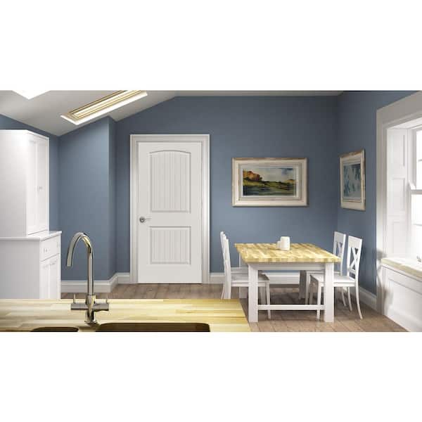 36 in. x 80 in. Santa Fe Primed Smooth Solid Core Molded Composite MDF Interior Door Slab