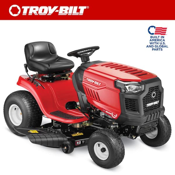 Troy-Bilt Bronco 42 in. 19 HP Briggs and Stratton Engine Automatic Drive Gas Riding Lawn Tractor
