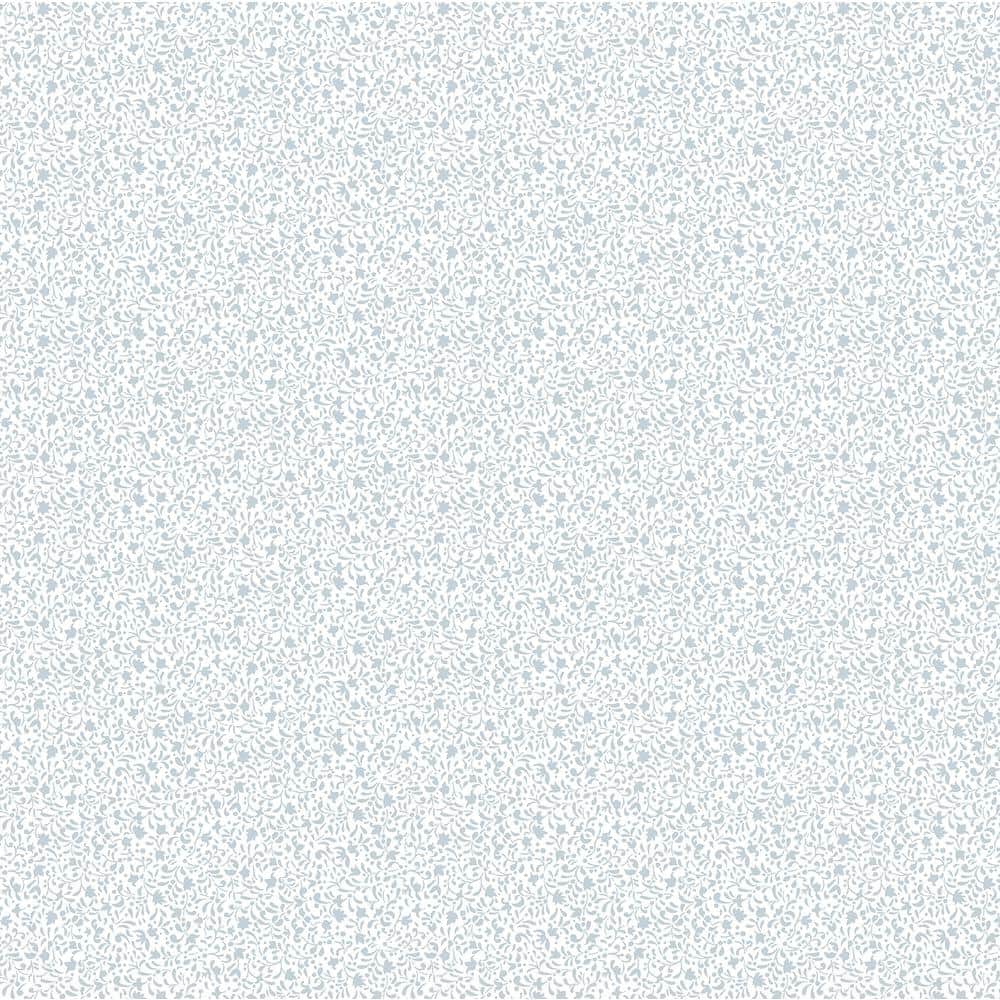 Little Explorers 2 Blue Tiny Botanical Flowers Matte Finish Non-Pasted Non-